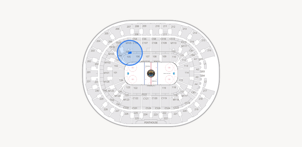 Rocket Arena Seating Chart