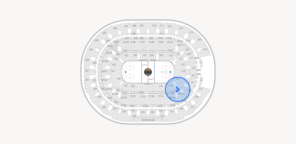 Rocket Arena Seating Chart