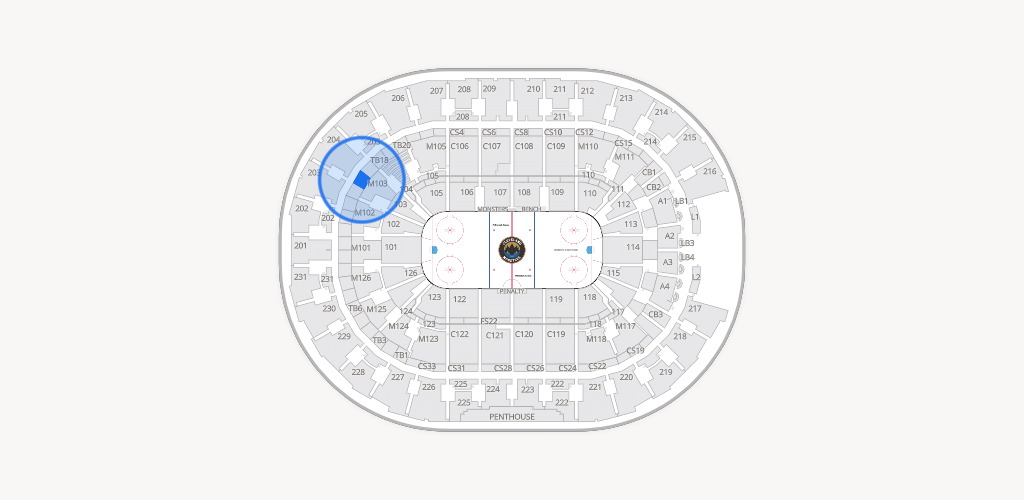 Rocket Arena Seating Chart
