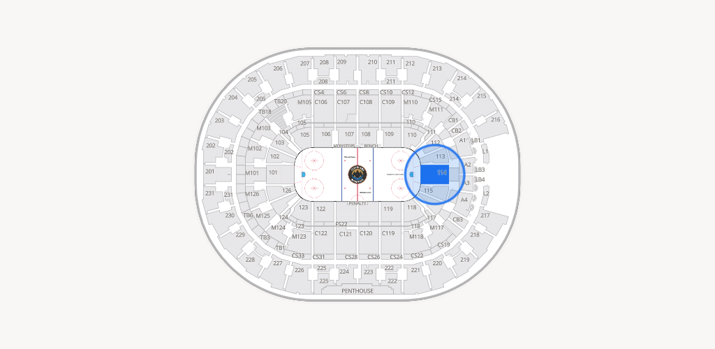 Rocket Arena Seating Chart