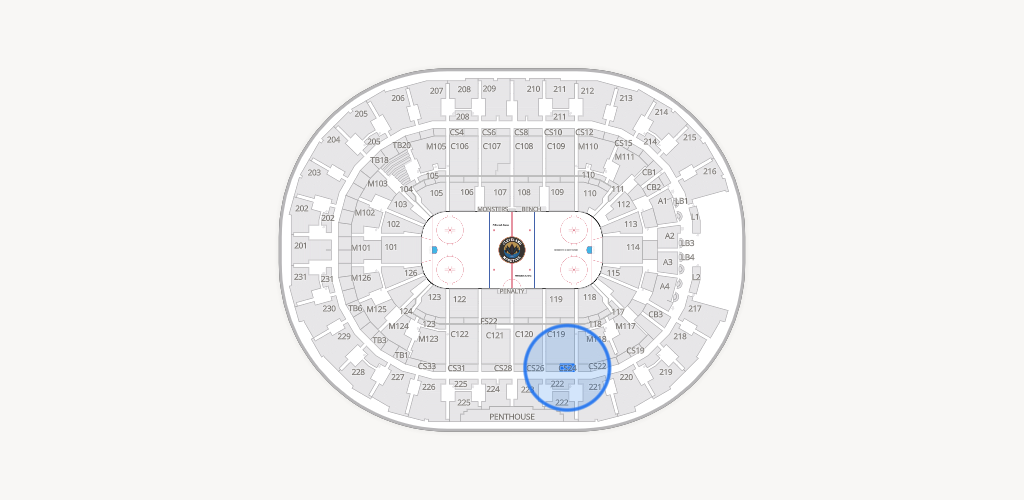 Rocket Arena Seating Chart