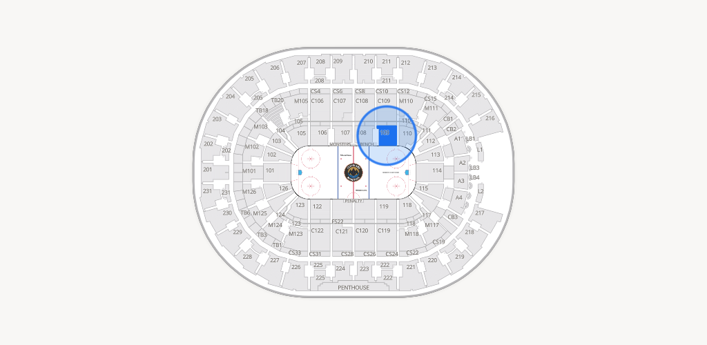 Rocket Arena Seating Chart