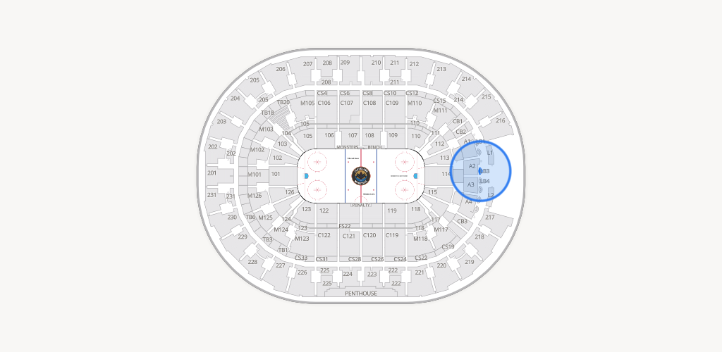 Rocket Arena Seating Chart
