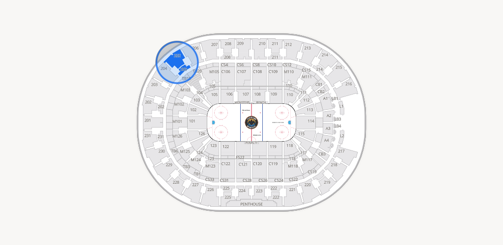 Rocket Arena Seating Chart