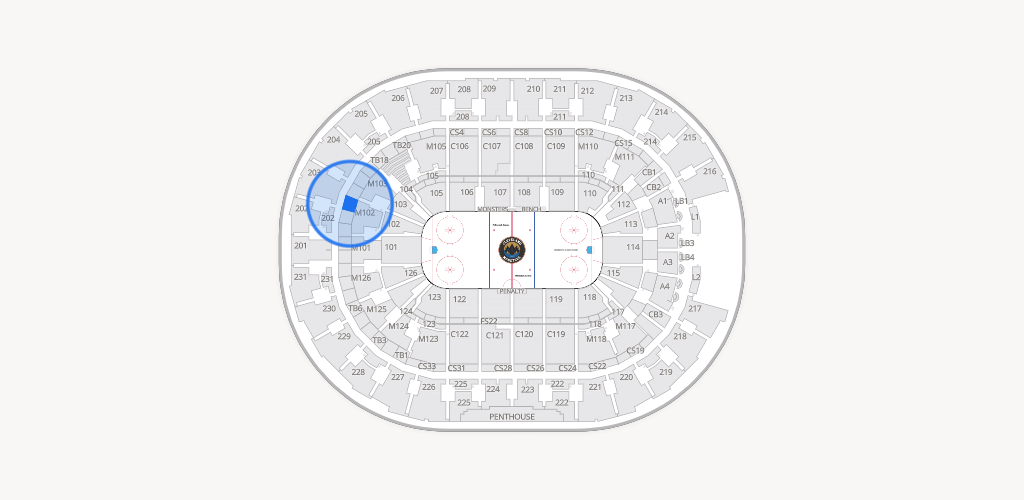 Rocket Arena Seating Chart