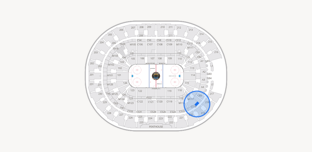 Rocket Arena Seating Chart