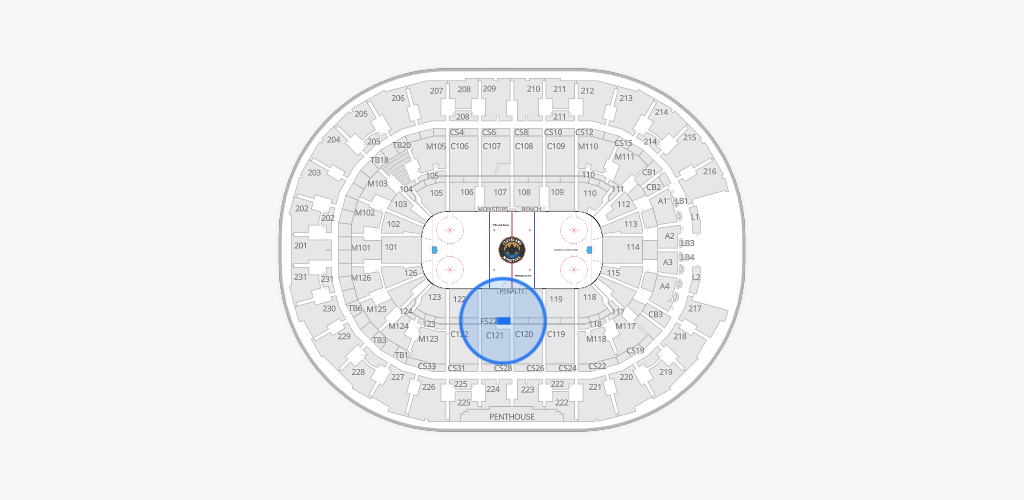 Rocket Arena Seating Chart