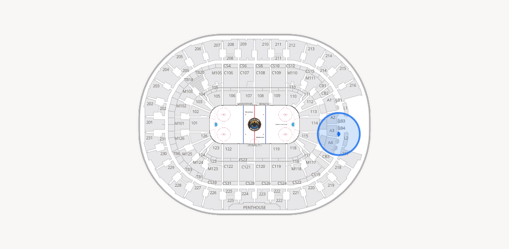 Rocket Arena Seating Chart