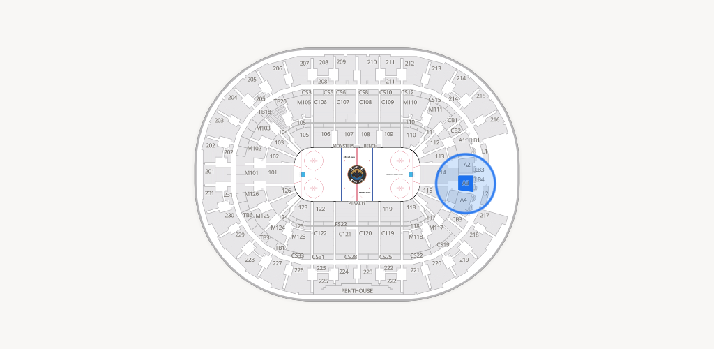 Rocket Arena Seating Chart