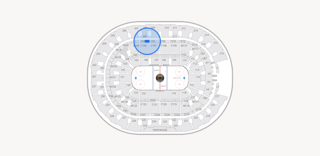 Rocket Arena Seating Chart