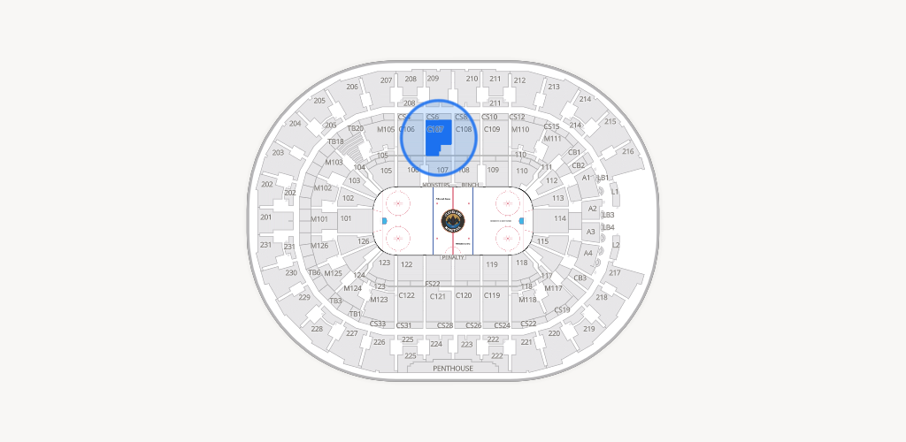 Rocket Arena Seating Chart