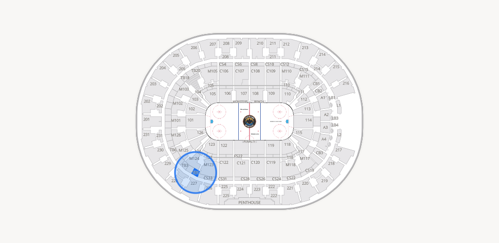 Rocket Arena Seating Chart