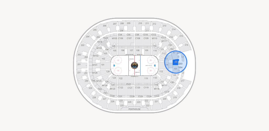 Rocket Arena Seating Chart