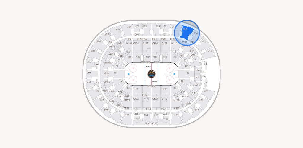 Rocket Arena Seating Chart