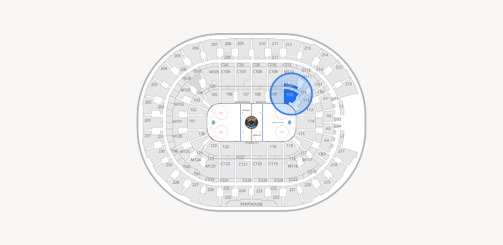 Rocket Arena Seating Chart