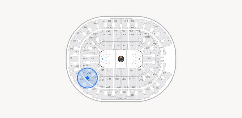 Rocket Arena Seating Chart