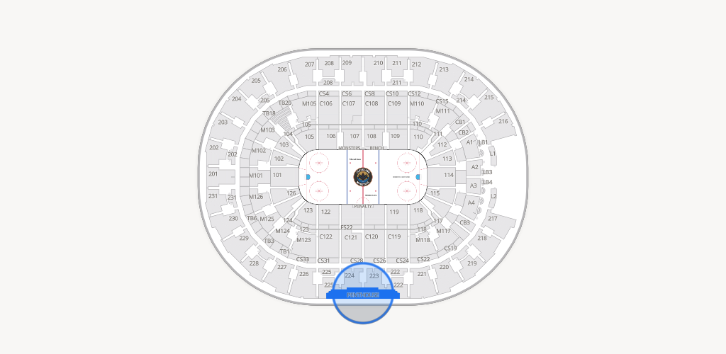 Rocket Arena Seating Chart