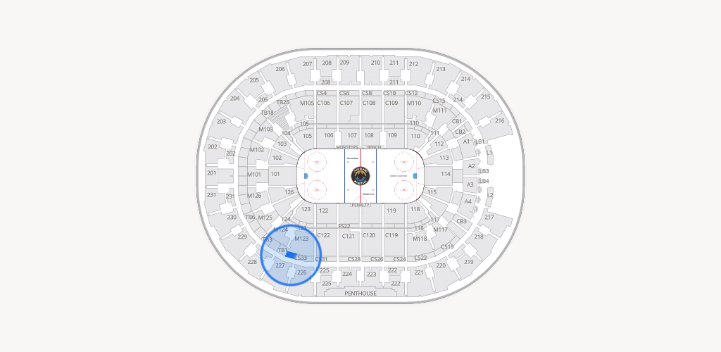 Rocket Arena Seating Chart