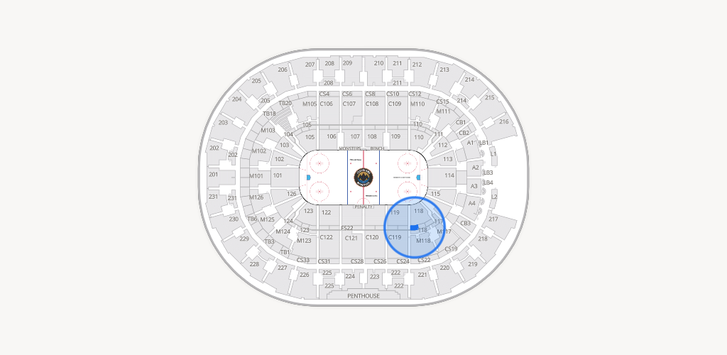 Rocket Arena Seating Chart