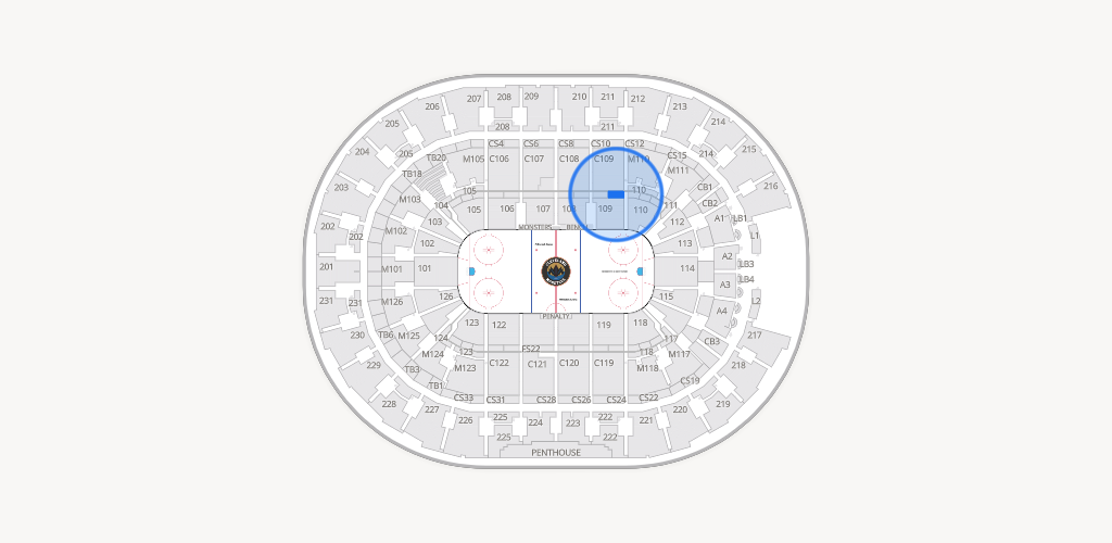 Rocket Arena Seating Chart