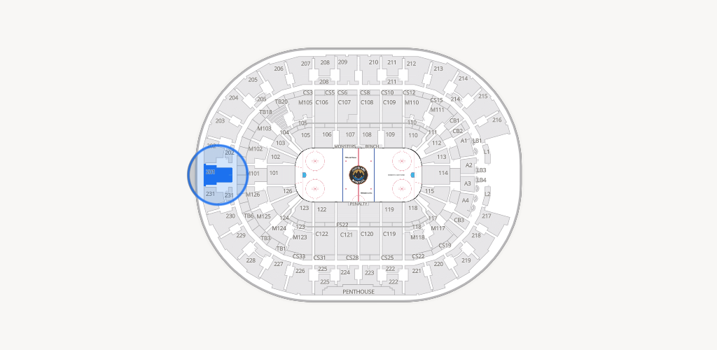 Rocket Arena Seating Chart