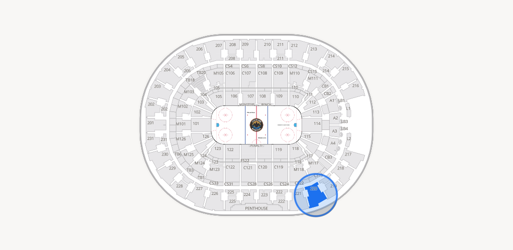 Rocket Arena Seating Chart