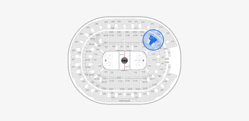 Rocket Arena Seating Chart
