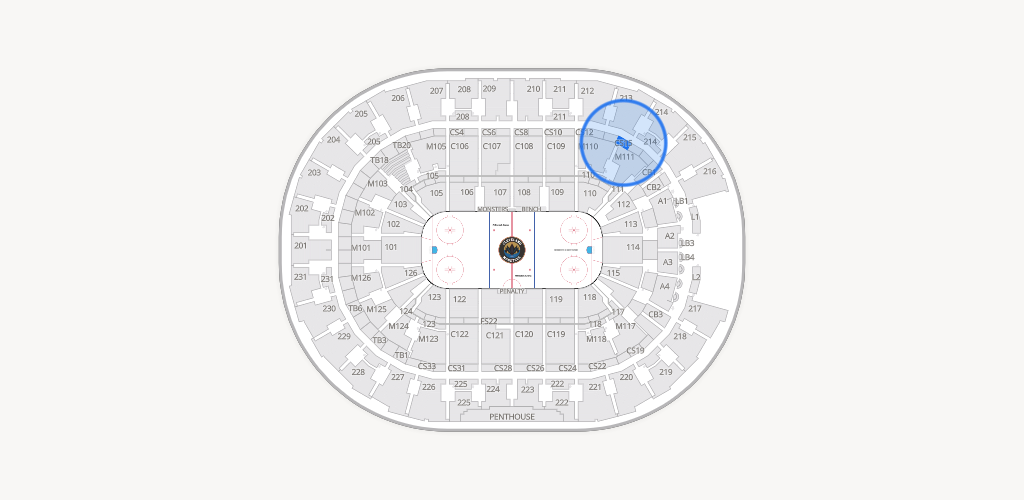 Rocket Arena Seating Chart
