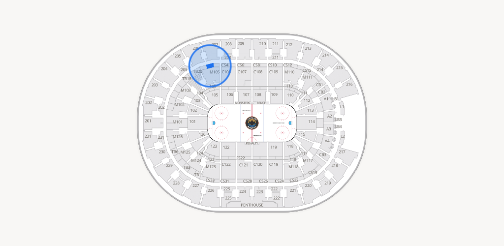 Rocket Arena Seating Chart
