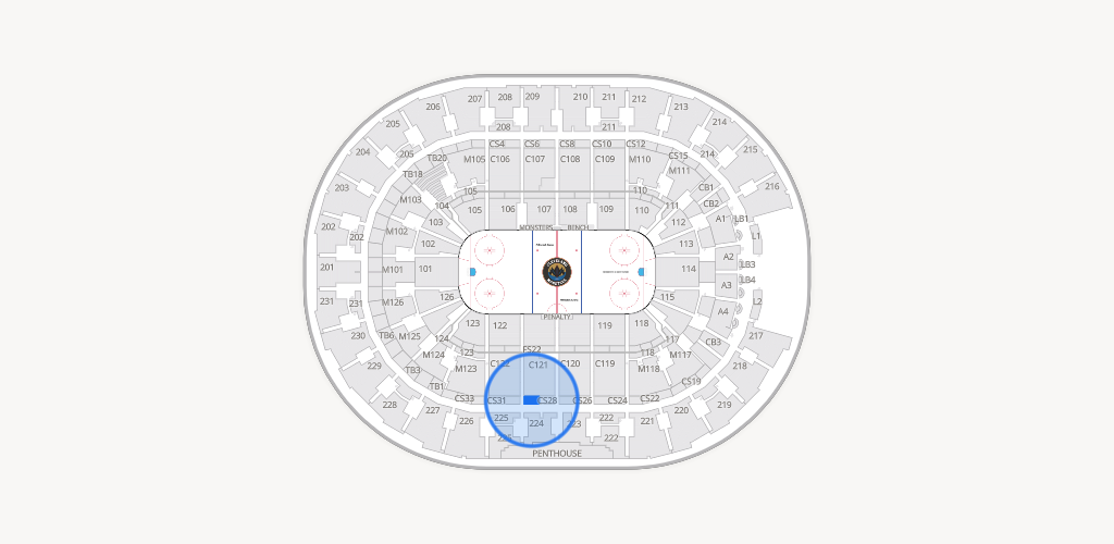 Rocket Arena Seating Chart
