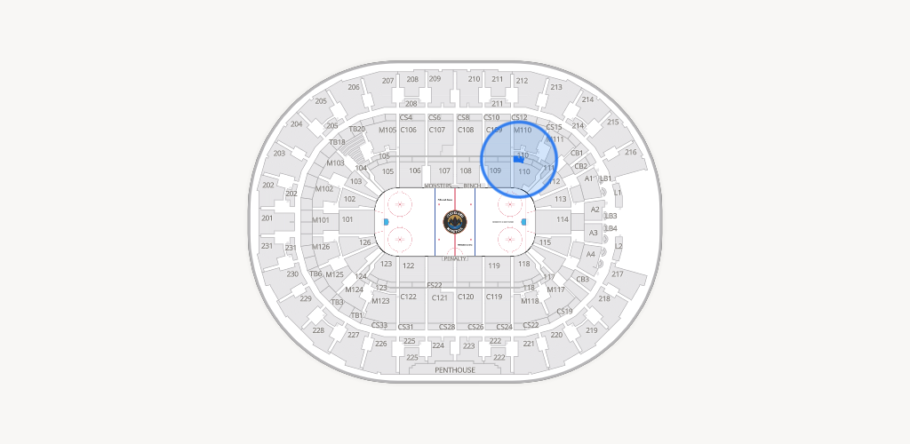 Rocket Arena Seating Chart