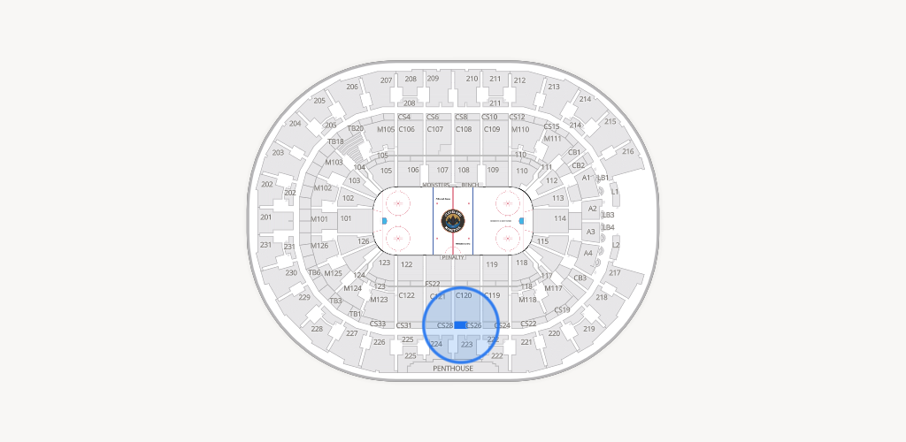 Rocket Arena Seating Chart