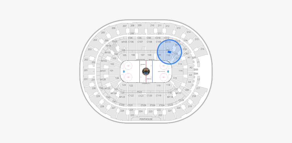 Rocket Arena Seating Chart