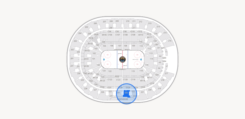 Rocket Arena Seating Chart