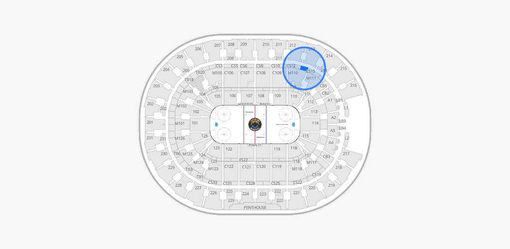 Rocket Arena Seating Chart