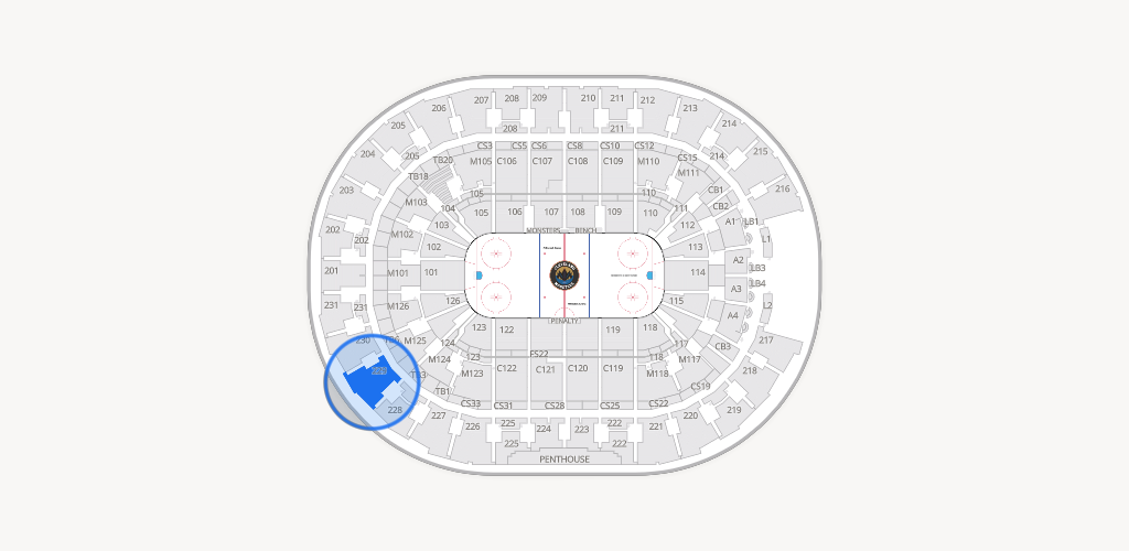 Rocket Arena Seating Chart