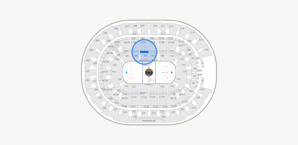 Rocket Arena Seating Chart