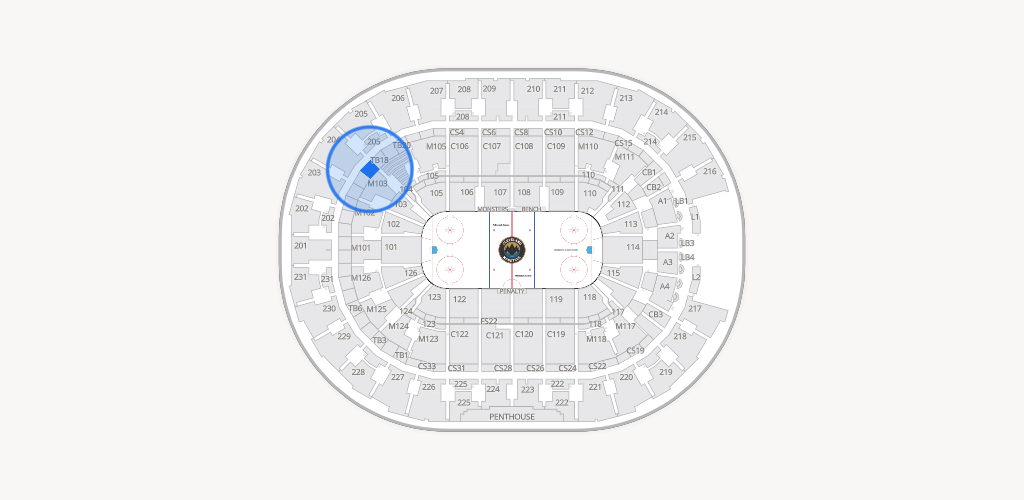 Rocket Arena Seating Chart