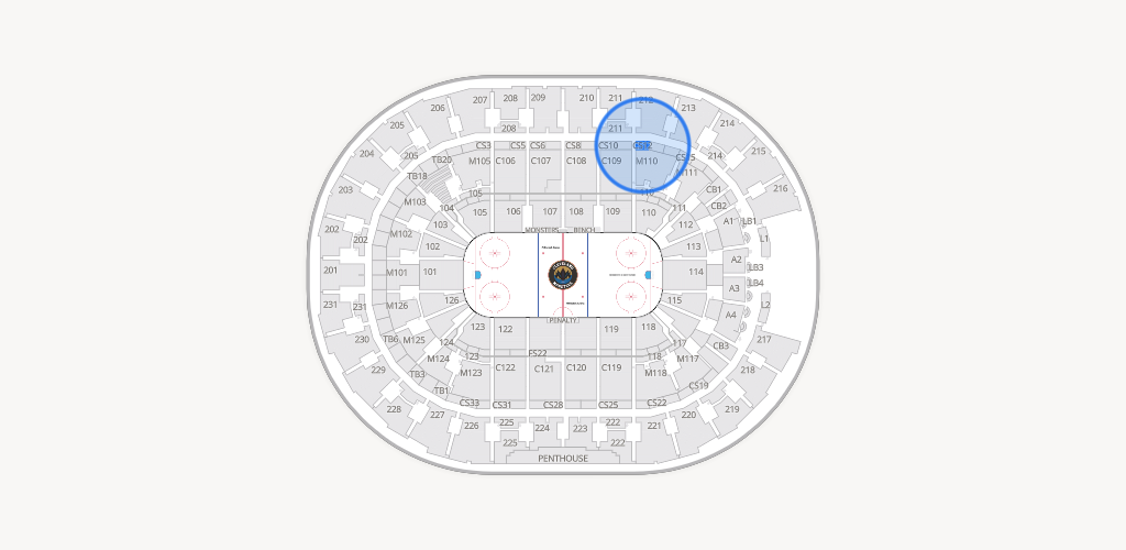 Rocket Arena Seating Chart