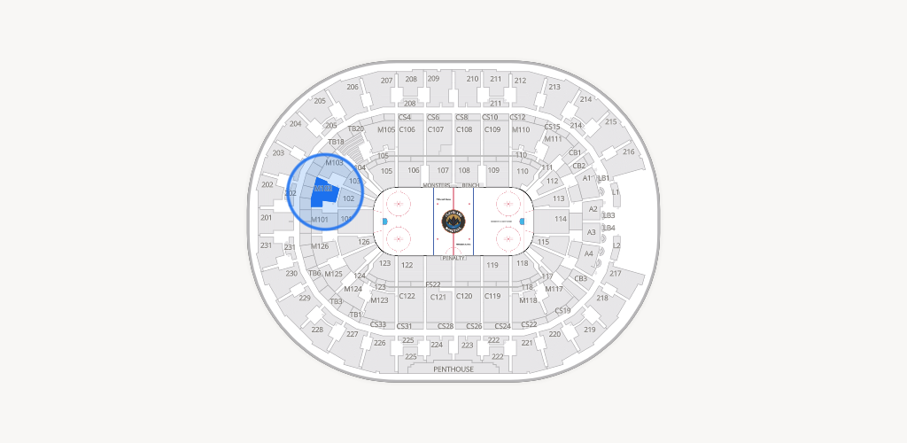 Rocket Arena Seating Chart