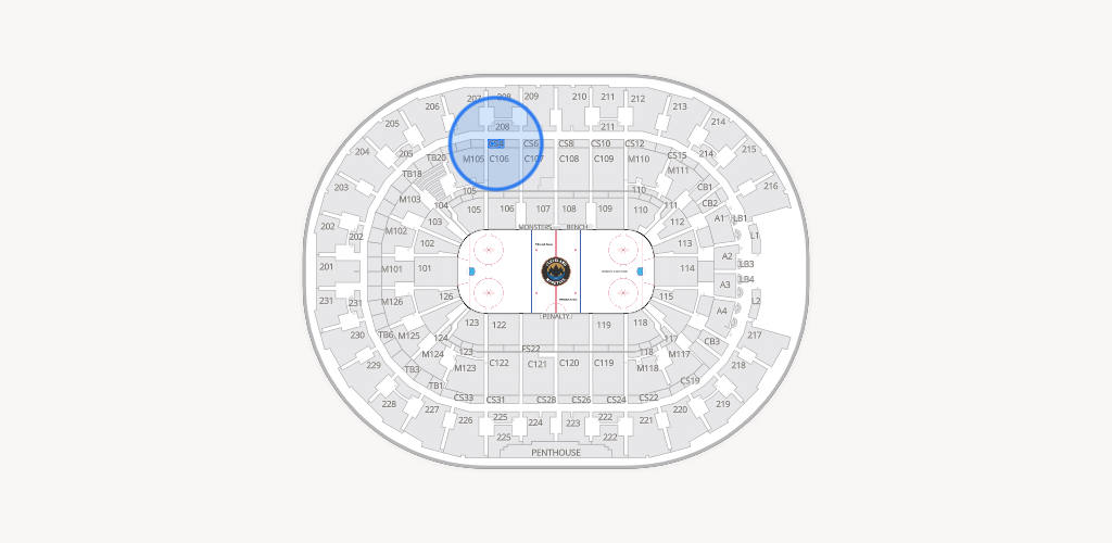 Rocket Arena Seating Chart