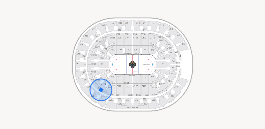 Rocket Arena Seating Chart