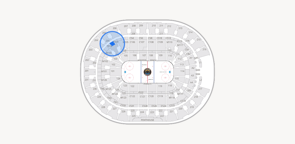Rocket Arena Seating Chart