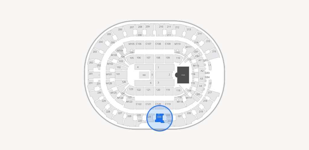 Rocket Arena Seating Chart