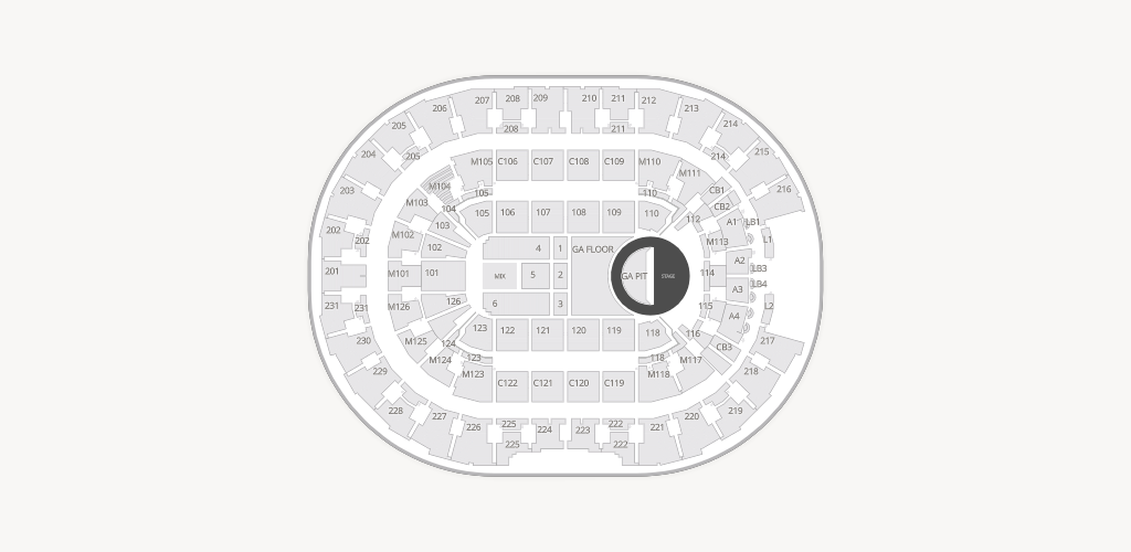 Rocket Arena Seating Chart