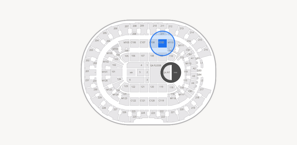 Rocket Arena Seating Chart