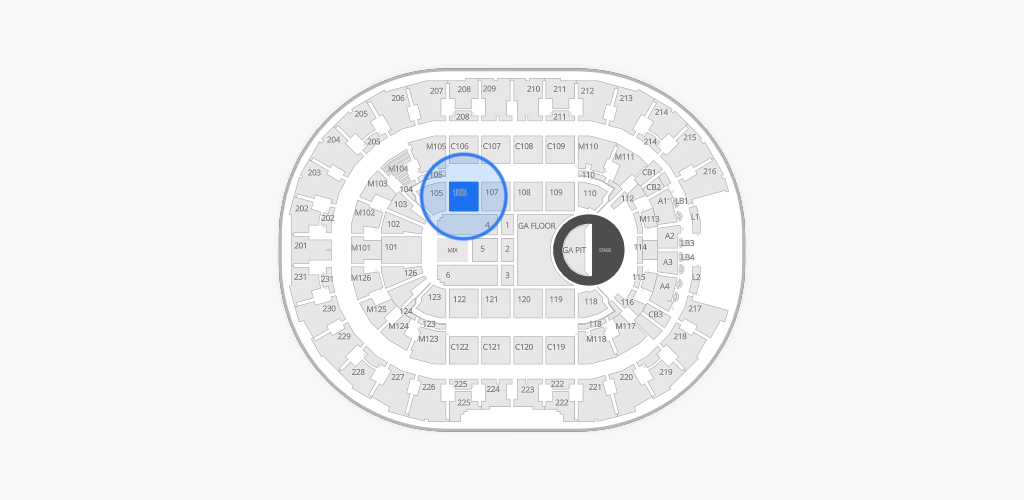 Rocket Arena Seating Chart