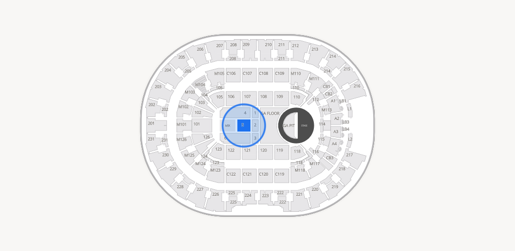Rocket Arena Seating Chart
