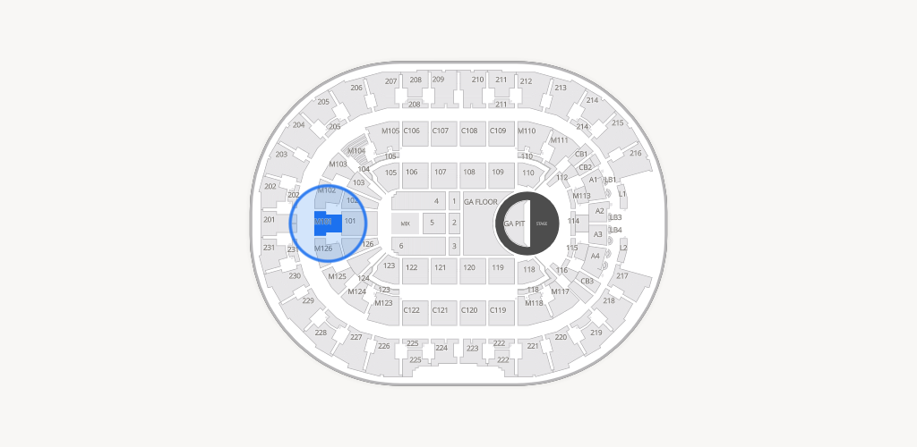 Rocket Arena Seating Chart