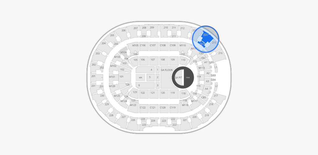Rocket Arena Seating Chart